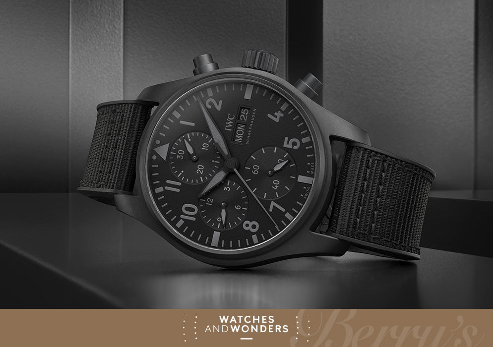 Iwc black hotsell