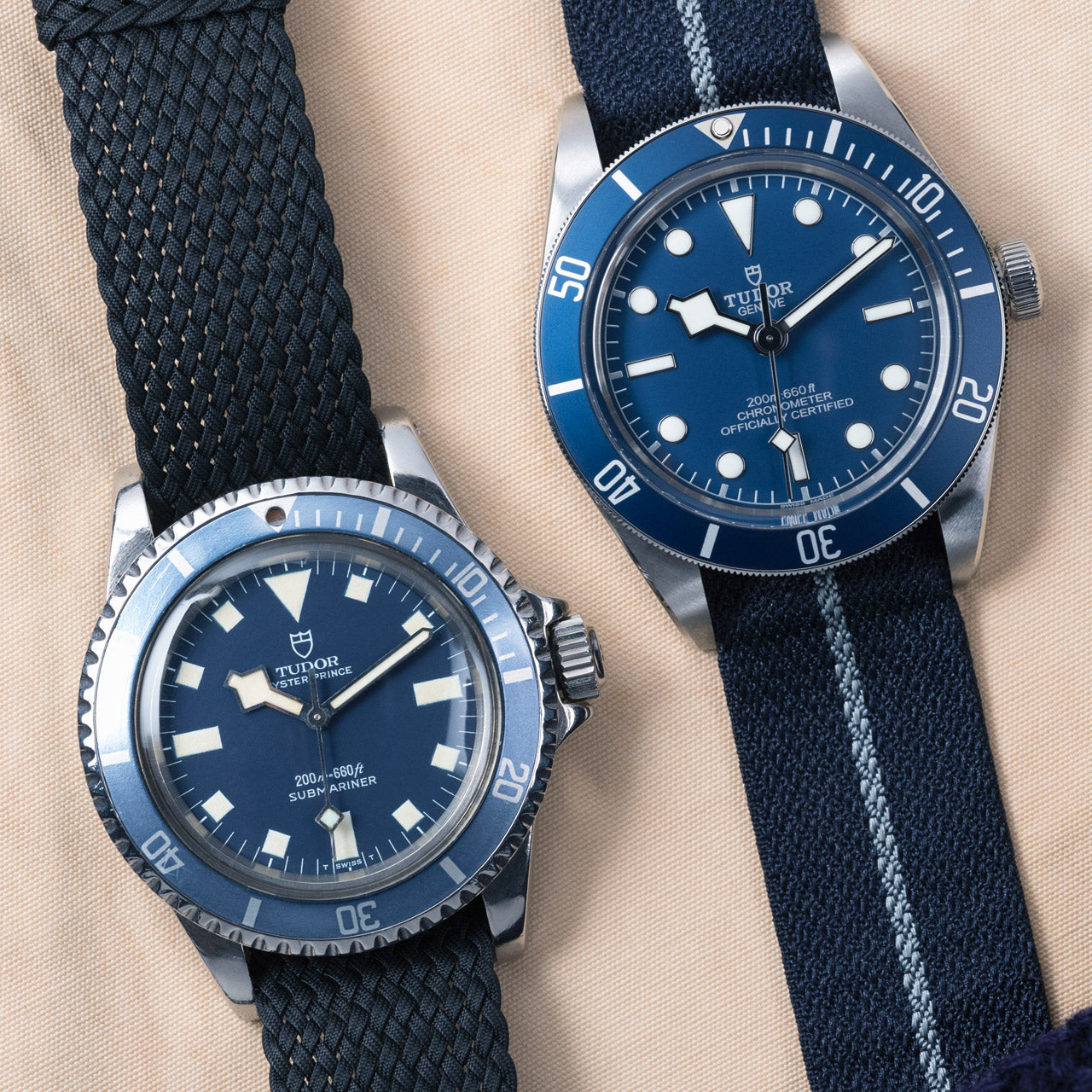 The TUDOR Black Bay Fifty Eight Navy Blue Range