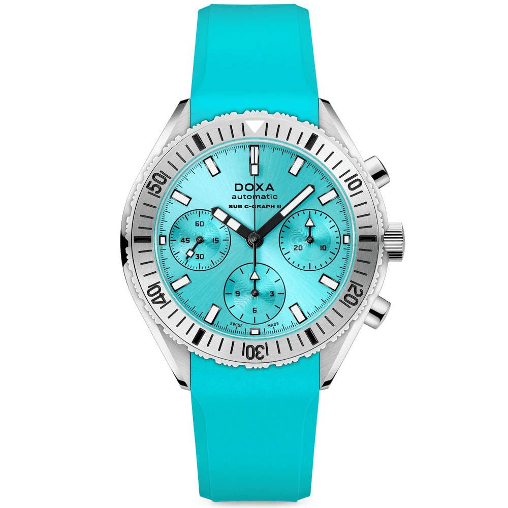 DOXA SUB 200 C GRAPH II Aquamarine Automatic Chronograph Watch