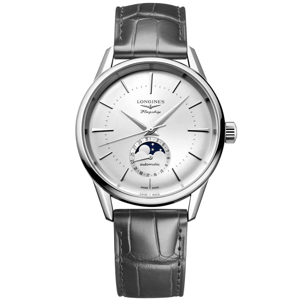 Longines Flagship Heritage Moon Phase Automatic Strap Watc