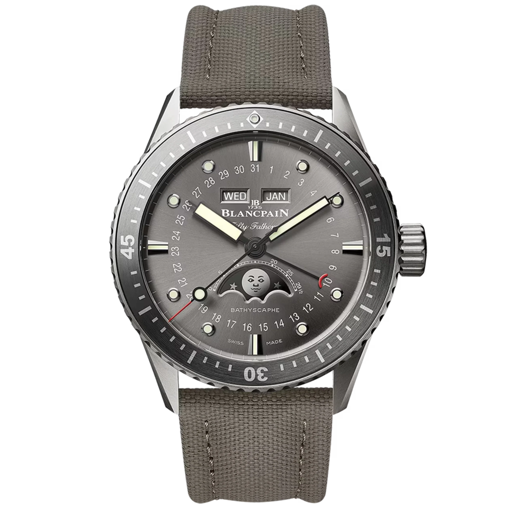 Blancpain Fifty Fathoms Bathyscaphe Quanti me Complet Phases de