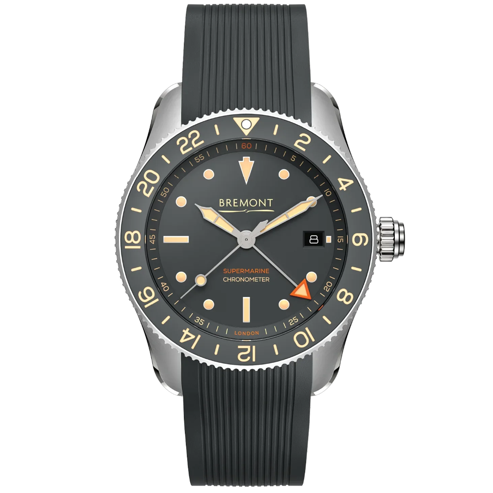 Bremont Supermarine Ocean S302 Men s Rubber Strap Watch