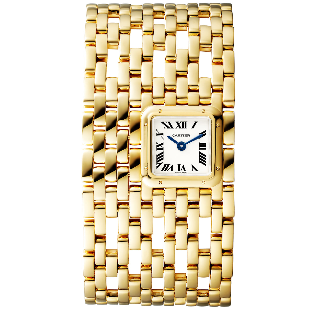 Panth re de Cartier 18ct Yellow Gold Cuff Bangle Watch