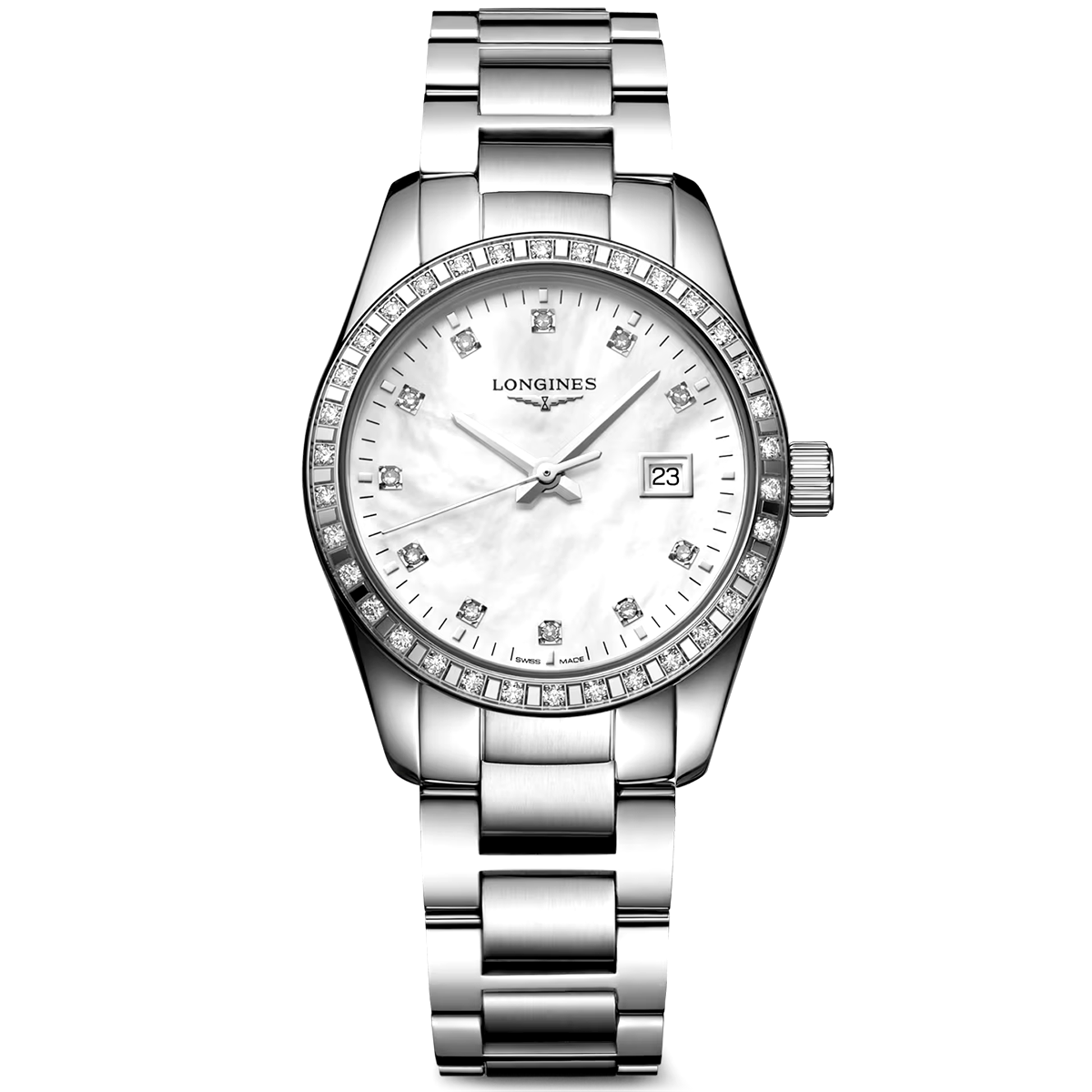 Longines Conquest Classic Diamond Dial & Bezel L22860876