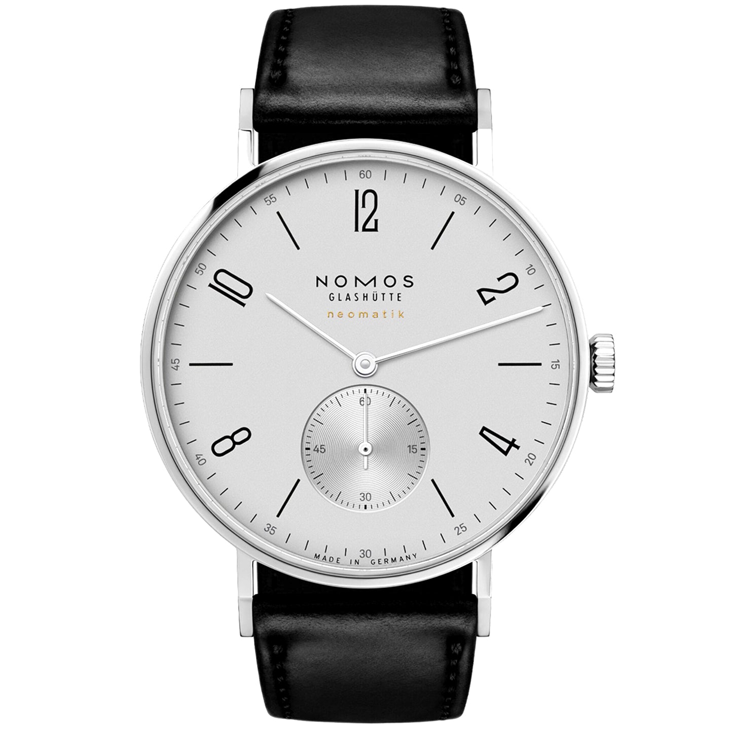 NOMOS Glashutte Tangente Neomatik 39mm Platinum Grey Dial Watch 144