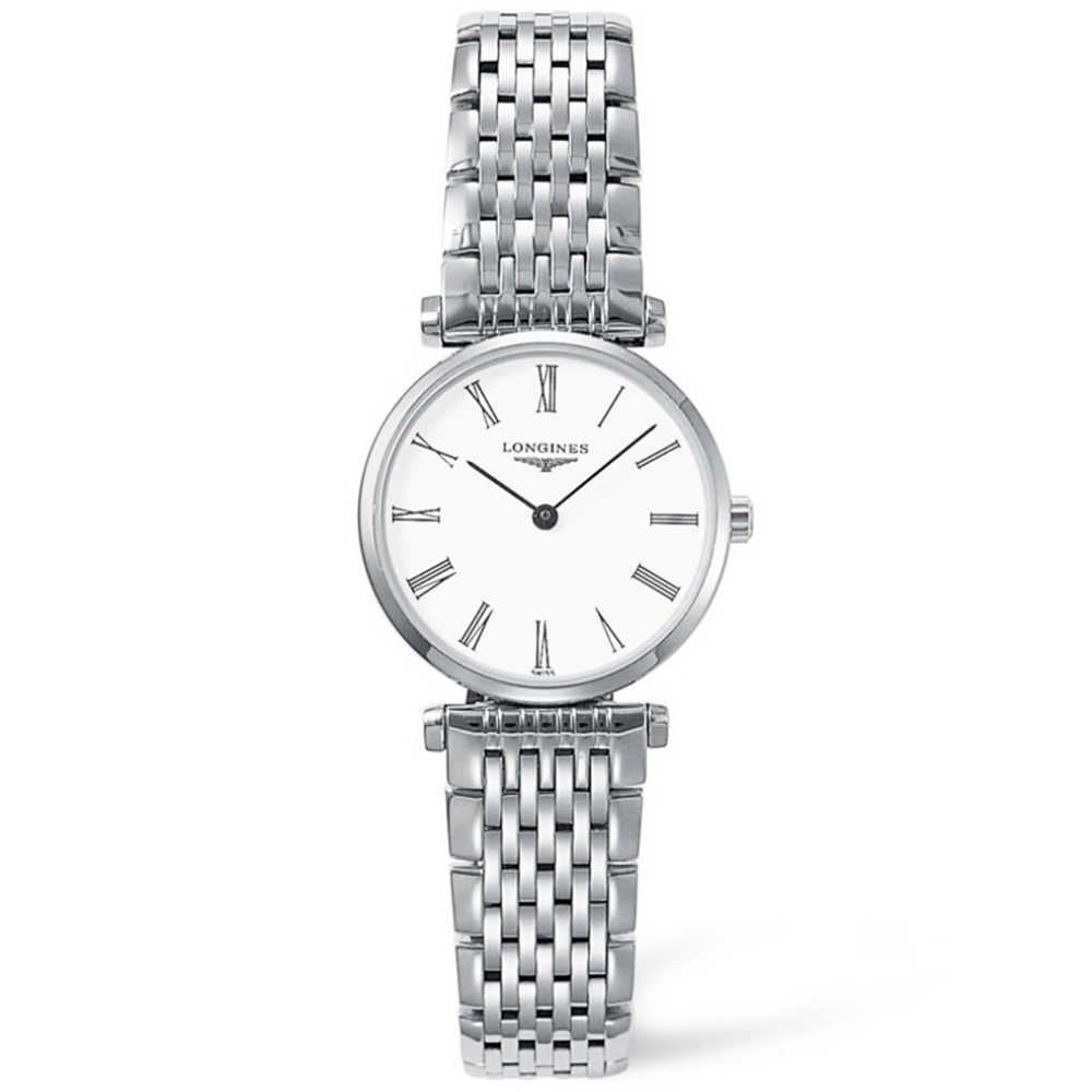 Longines La Grande Classique 24mm White Roman Dial Ladies Watch