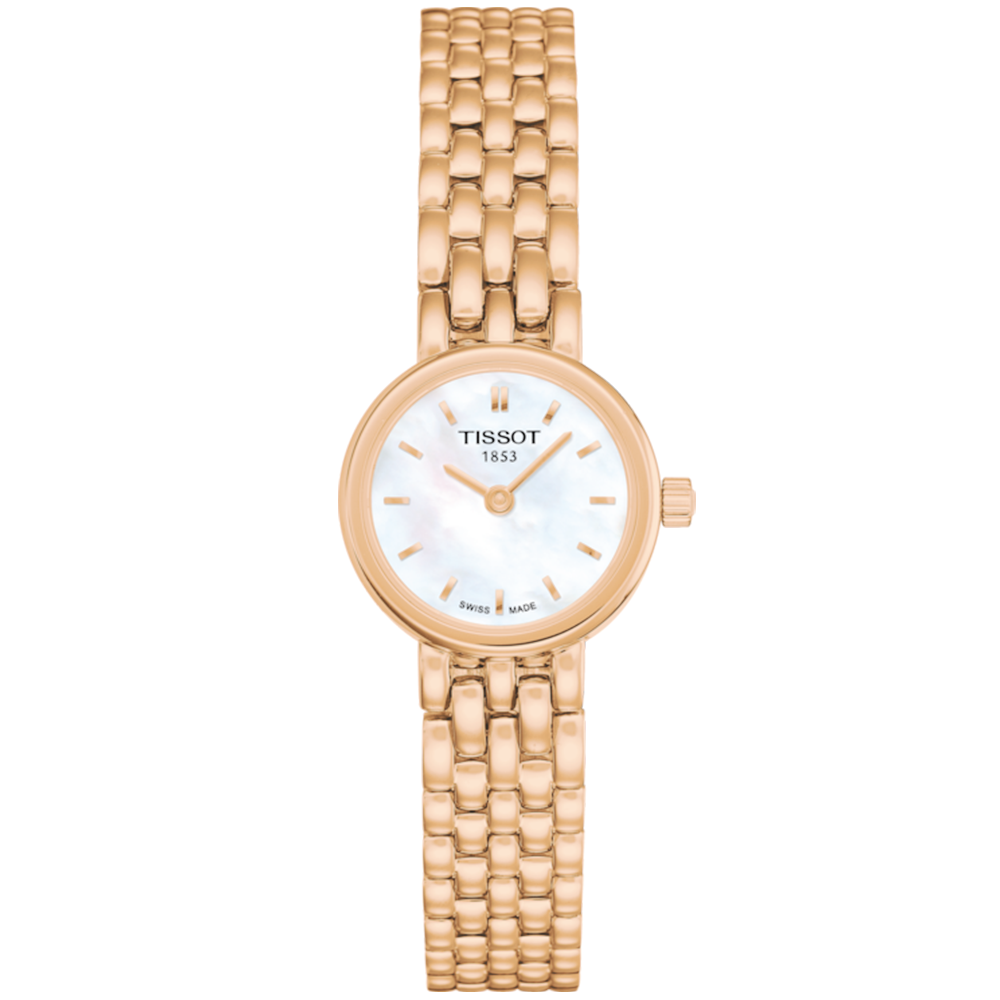 Tissot Lovely Rose Gold PVD Quartz Ladies Bracelet Watch