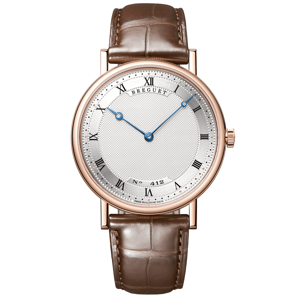 Breguet Classique 38mm 18ct Rose Gold Silver Dial Watch