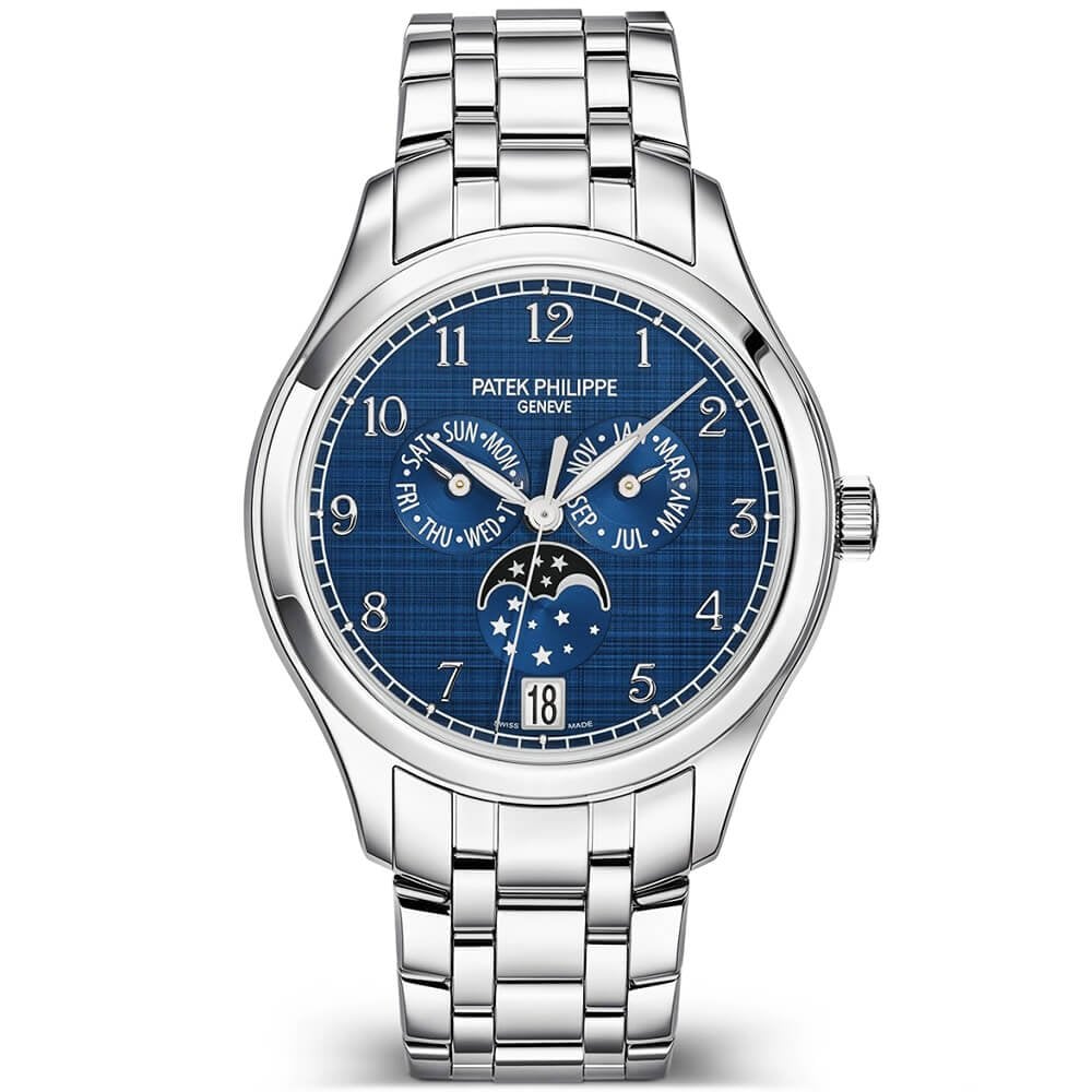 Patek Philippe Complications Annual Calendar 38mm Blue Dial Watch