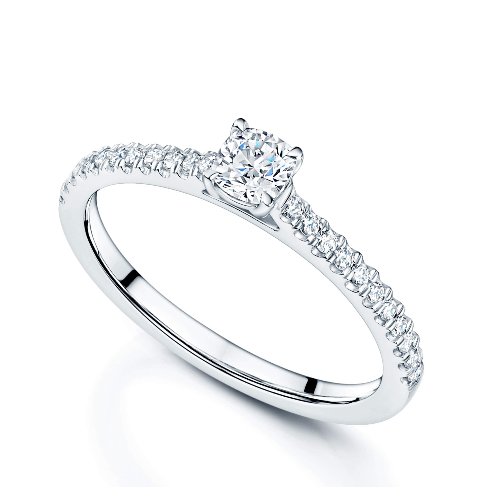 Cushion cut diamond on sale wedding set