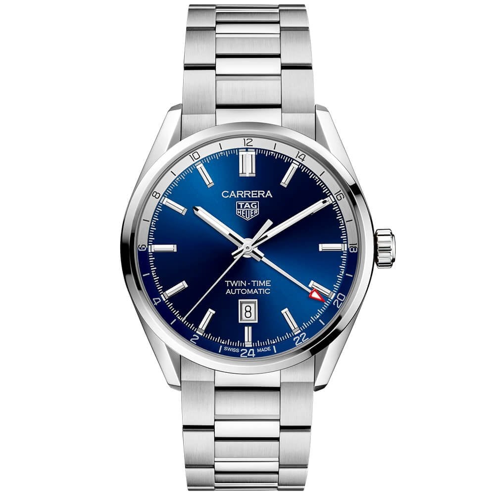 Tag heuer carrera men's stainless sales steel bracelet watch