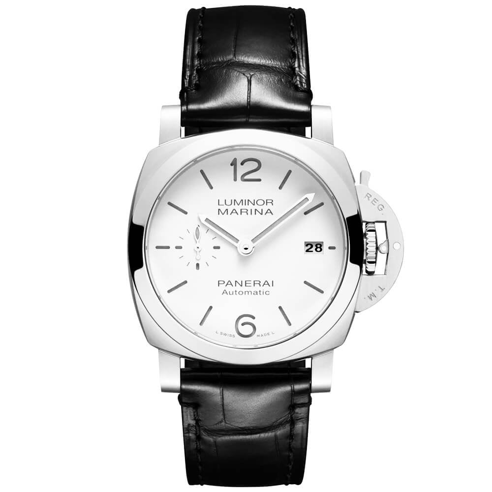 Panerai marina white on sale face