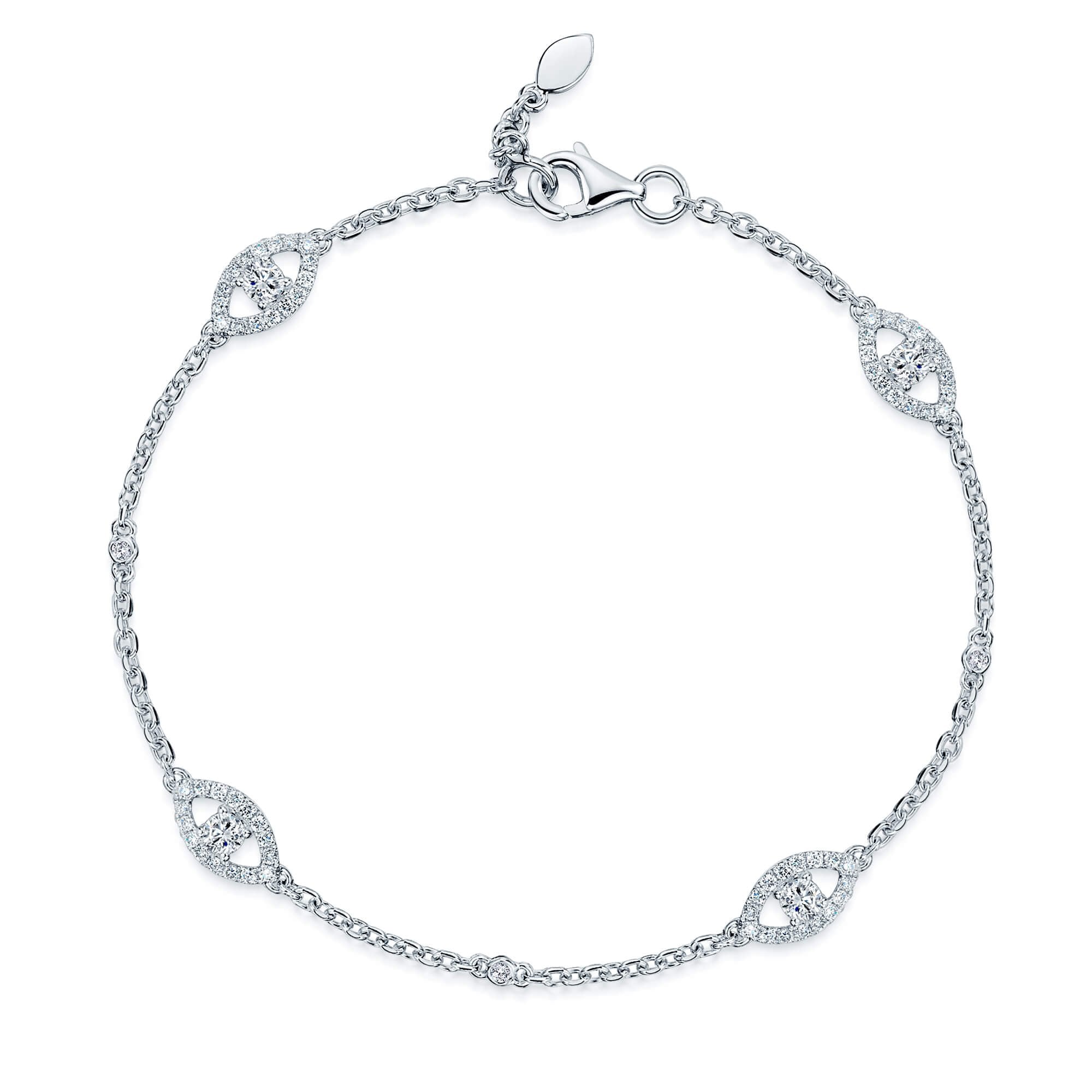 Single diamond store bracelet