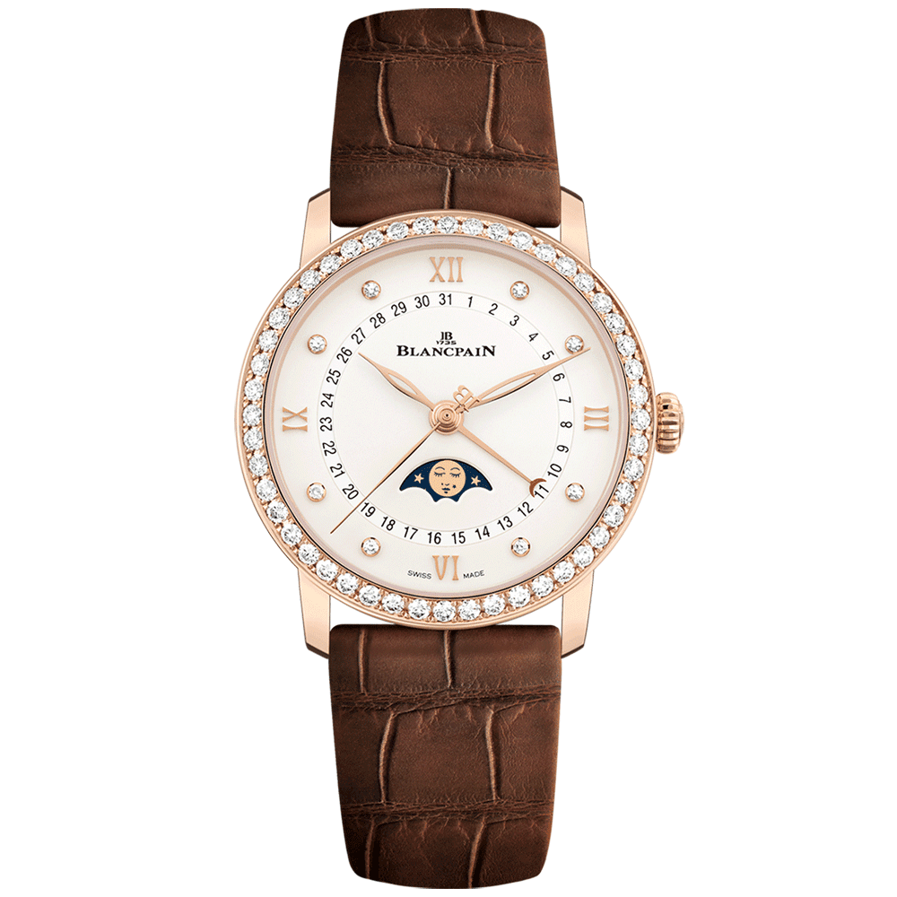 Blancpain Villeret 33mm Diamond Bezel Ladies Watch