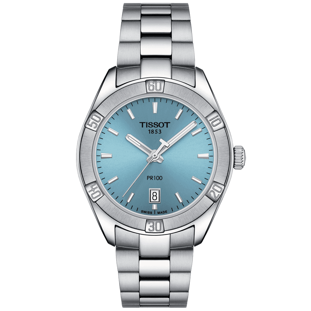 Tissot pr 100 lady top wesselton sale diamonds price