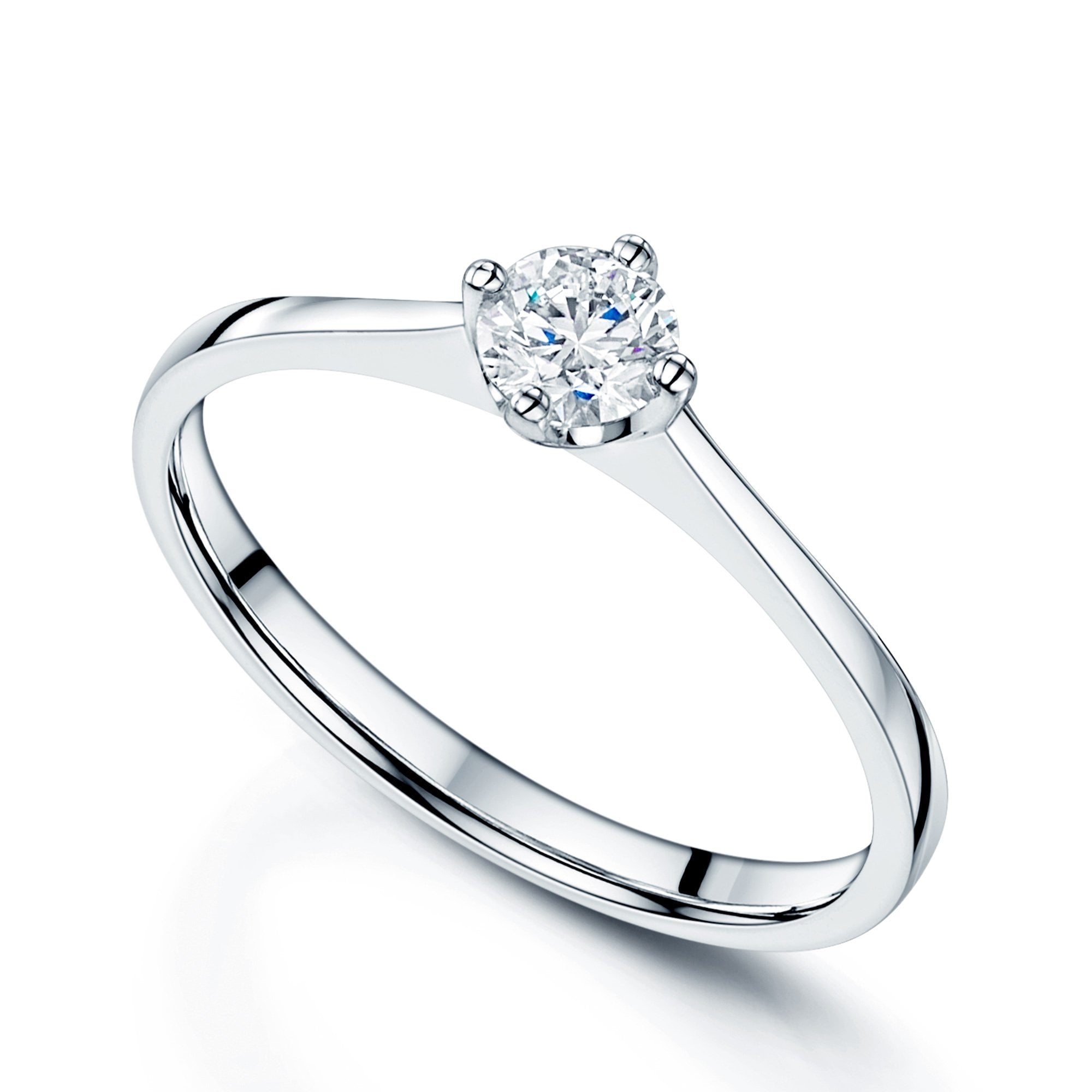 0.25 carat deals solitaire diamond ring