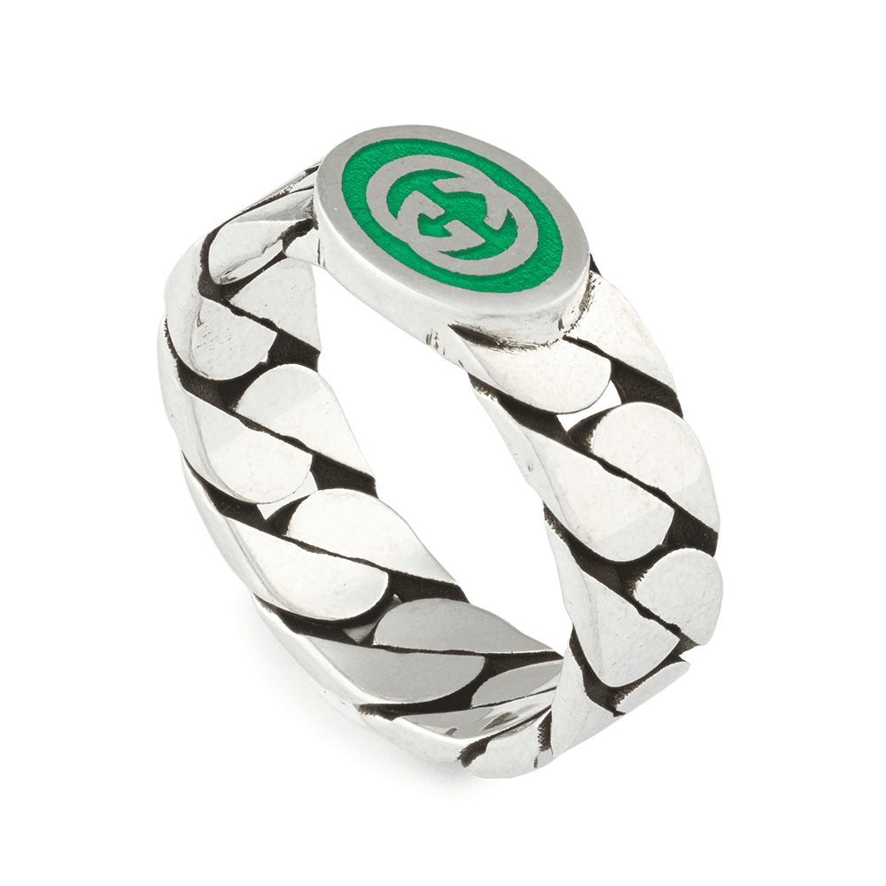 Sterling silver clearance enamel rings