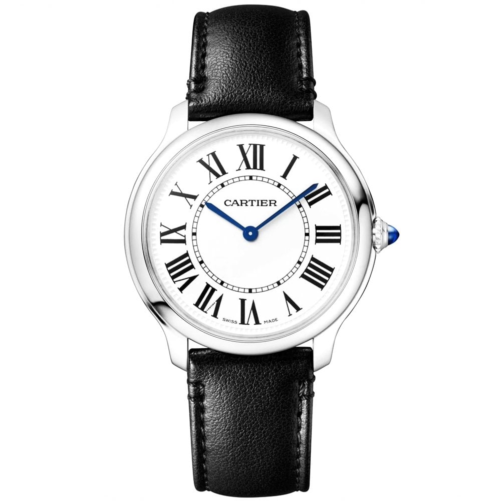 Cartier ladies sale leather strap watch