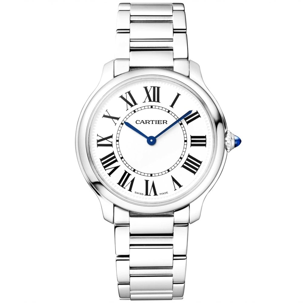 Round on sale cartier watch