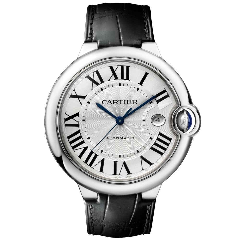 Cartier ballon bleu hot sale 36mm leather strap