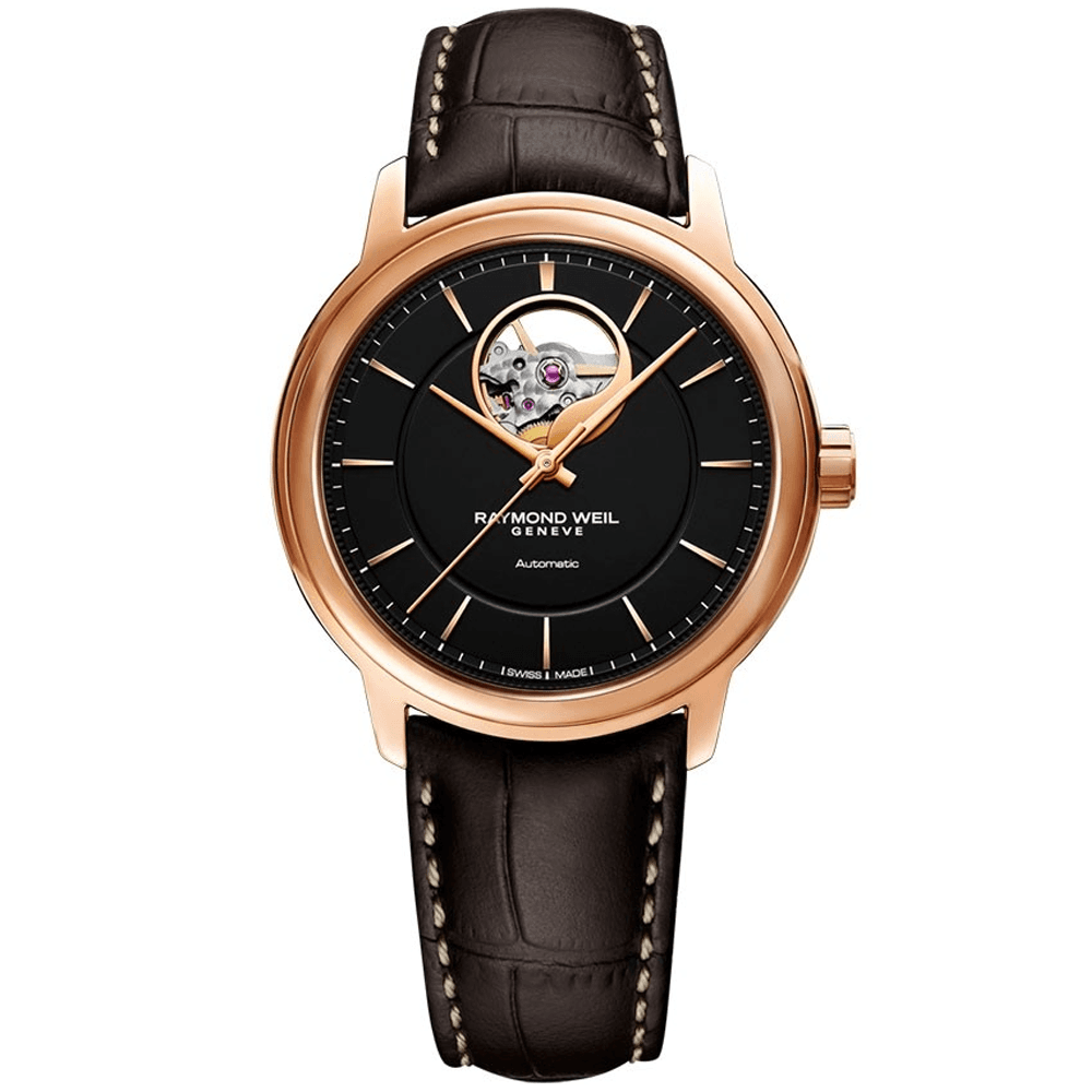 Raymond weil rose 2025 gold mens watch