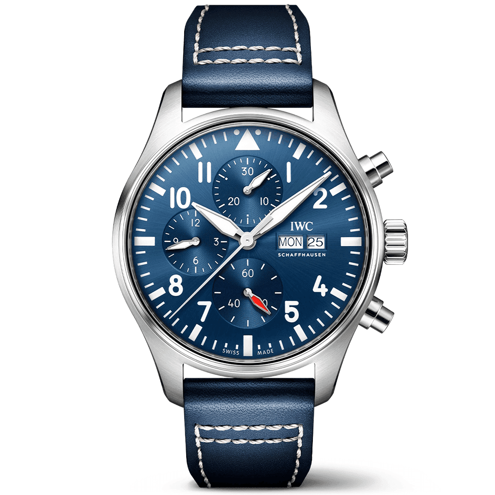 Iwc chronograph blue dial hotsell