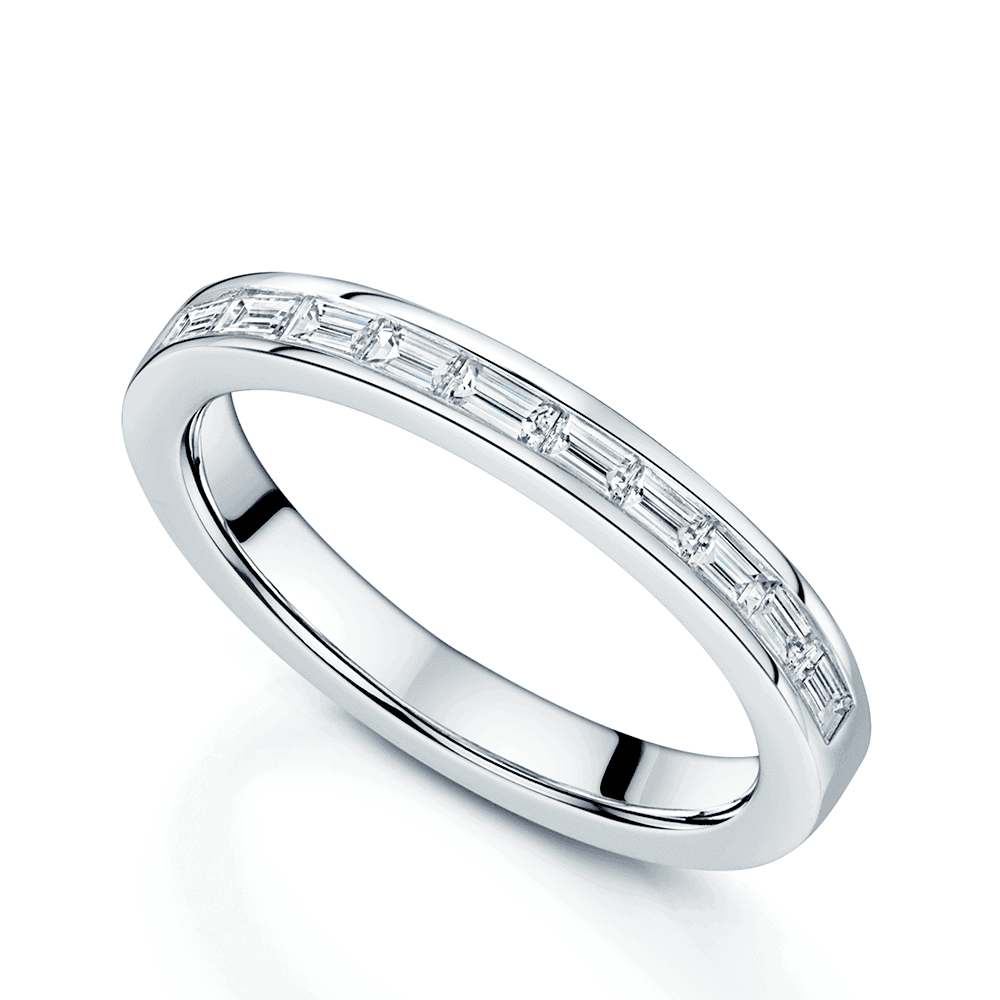 Baguette diamond sale wedding ring