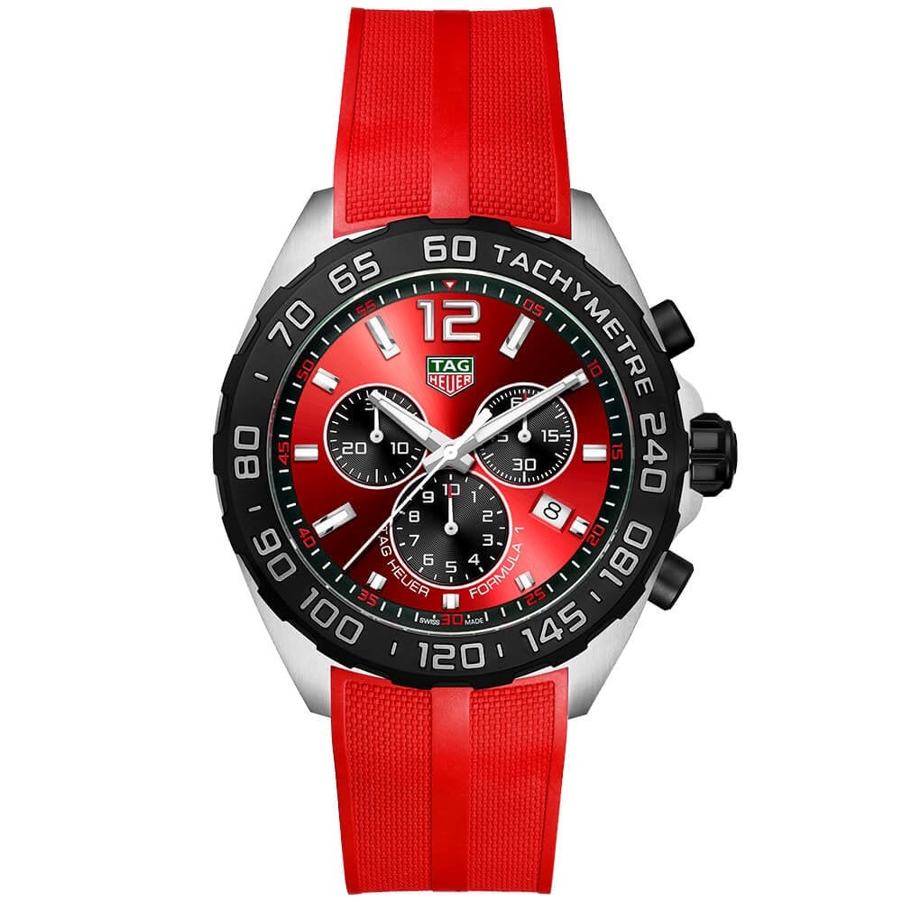 Tag heuer formula 1 chronograph with store 3 subdials