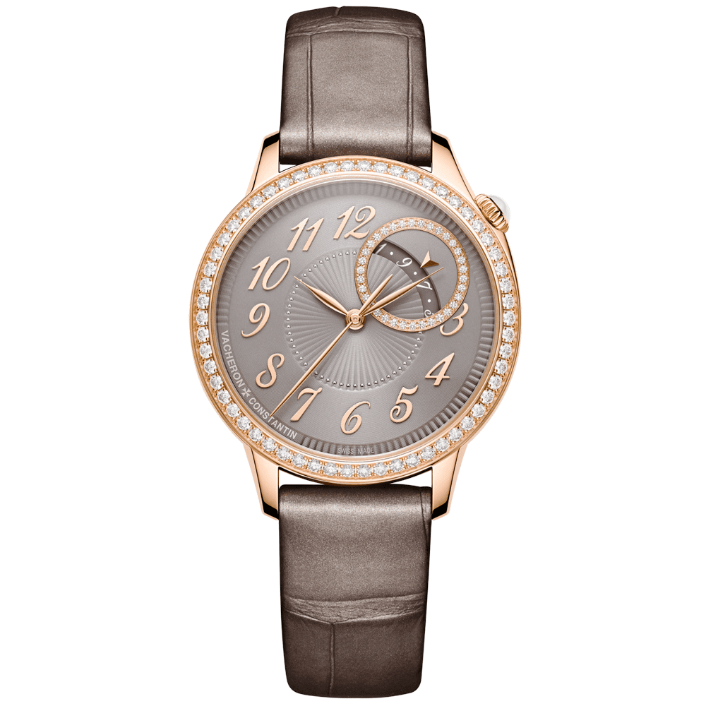 Vacheron Constantin Egerie 18ct Pink Gold Diamond Bezel Watch