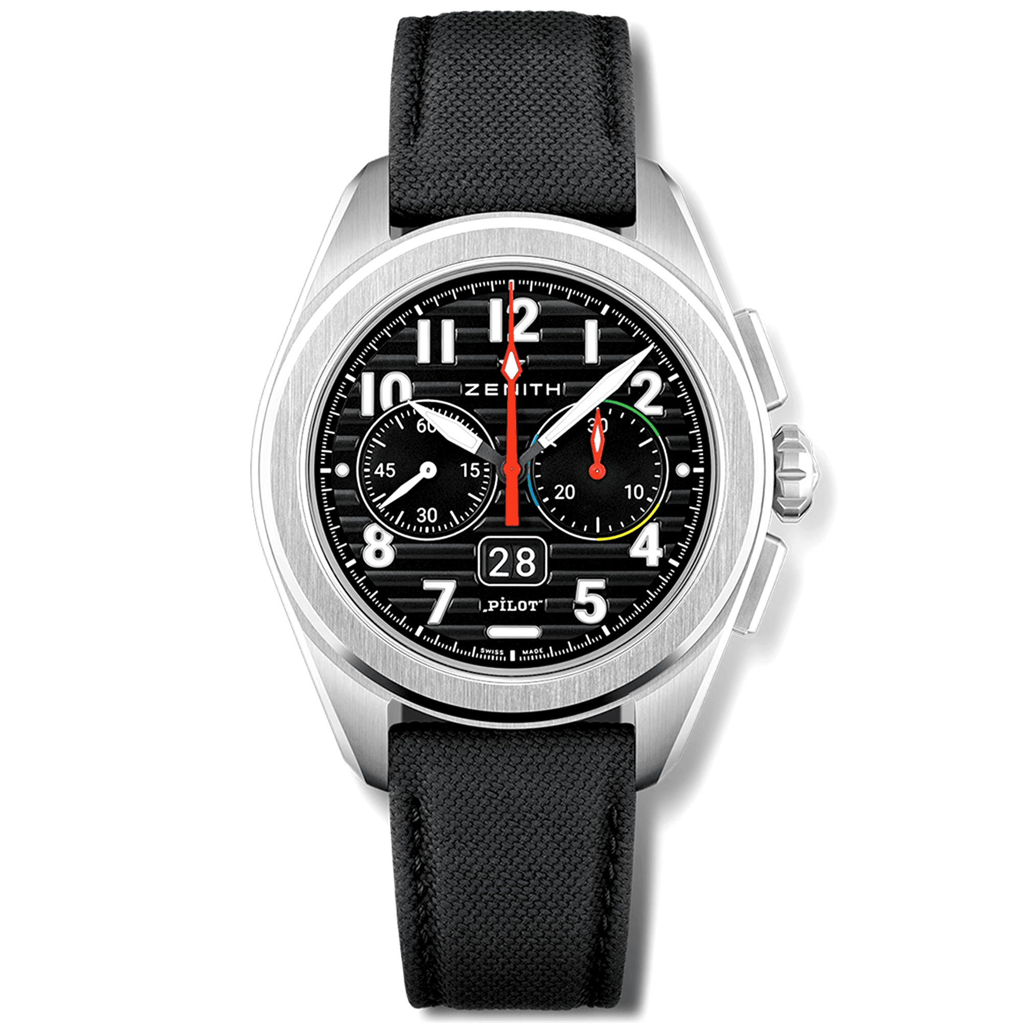 Zenith PILOT Big Date 42mm Black Dial Flyback Chronograph Watch