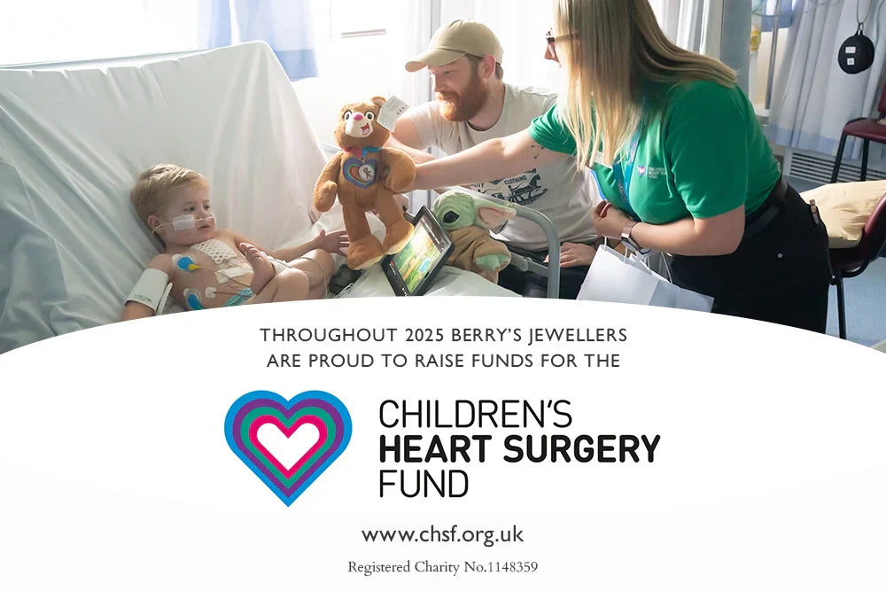 Berry’s Jewellers Choose Children's Heart Surgery Fund (CHSF) As Charity Of The Year