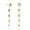 Armillas Glow Ca Leido 18ct Yellow Gold Circle Pearl Drop Earrings