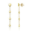 Armillas Glow 18ct Yellow Gold Circle Drop Earrings