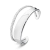 Georg Jensen Marcia Sterling Silver Diamond Set Bangle - Berry's Jewellers