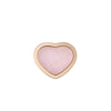 18ct Rose Gold My Happy Hearts Pink Opal Single Stud Earring