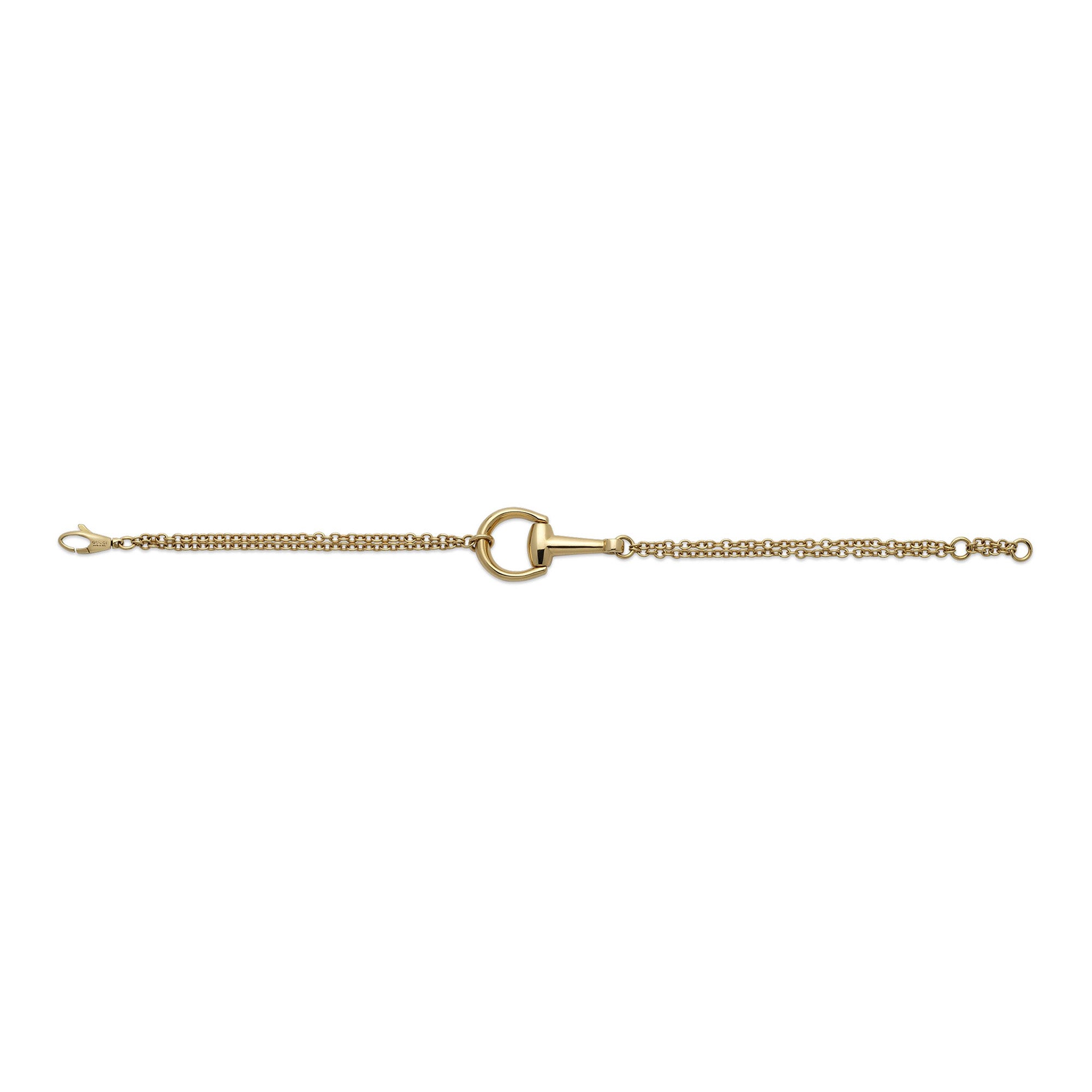 Gucci Horsebit 18ct Yellow Gold Chain Bracelet