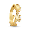 Fusion 18ct Yellow Gold Diamond Set End Ring