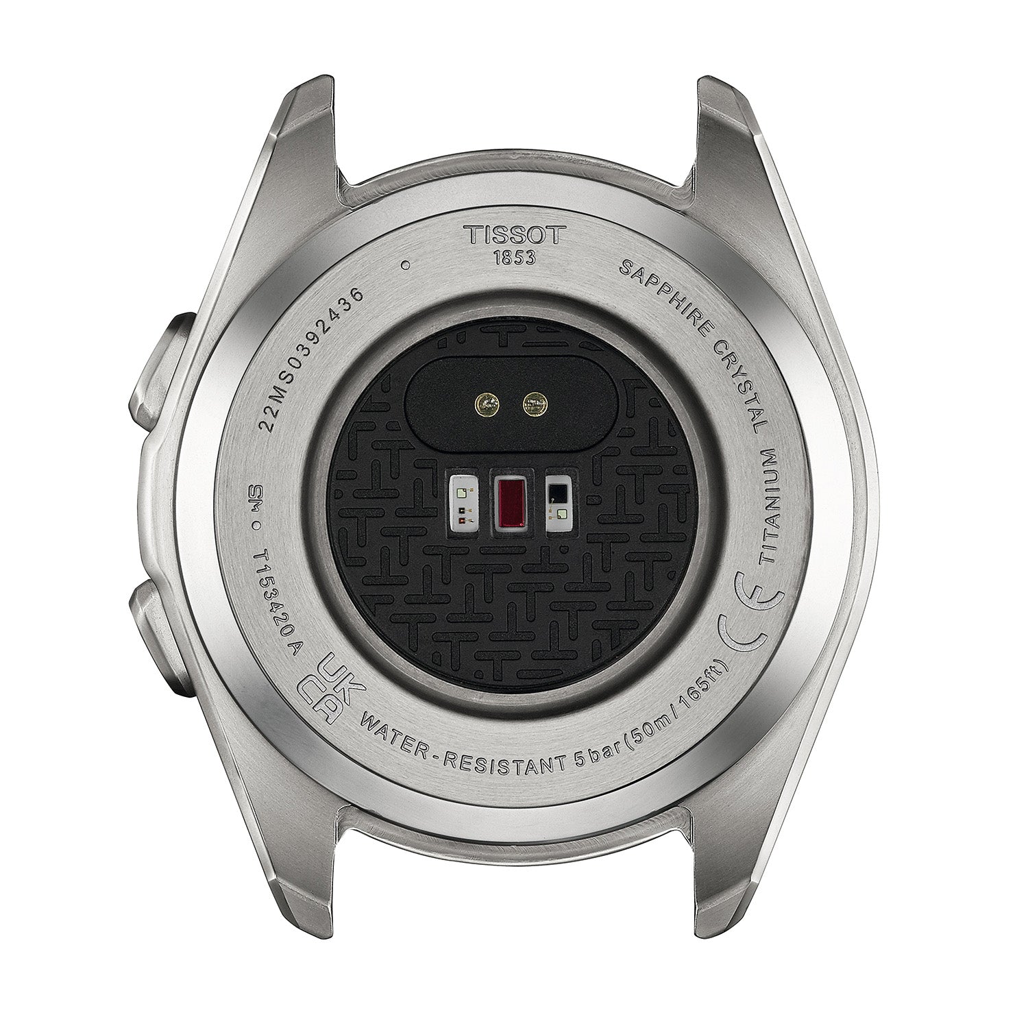 T-Touch Connect Sport 43.75mm Titanium Men's Strap Watch