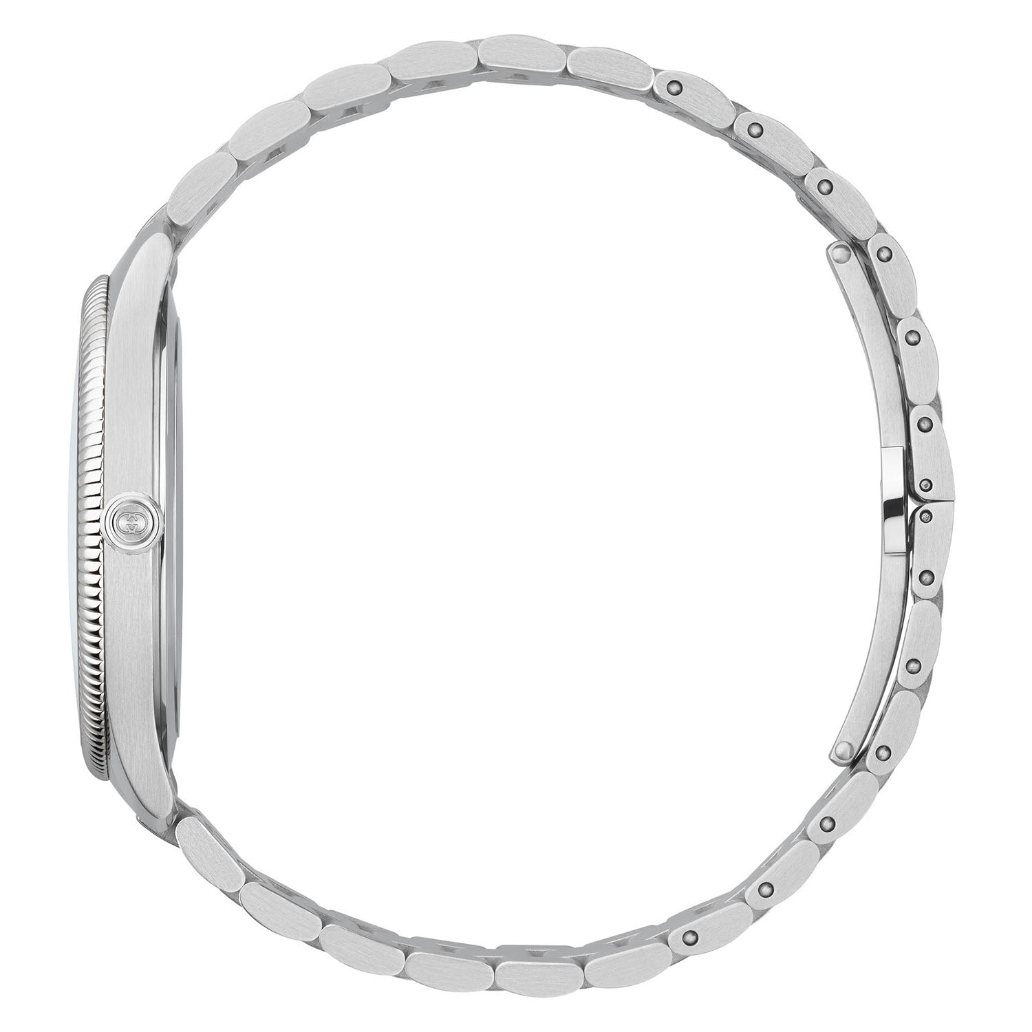 G-Timeless Quartz 38mm Stainless Steel Silver Dial Bracelet Watch