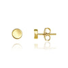 Armillas Glow 18ct Yellow Gold Circle Small Stud Earrings