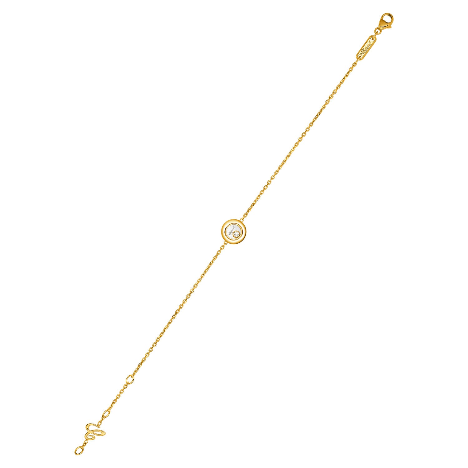 Chopard Happy Diamonds Icons 18ct Yellow Gold Round Bracelet - Berry's Jewellers