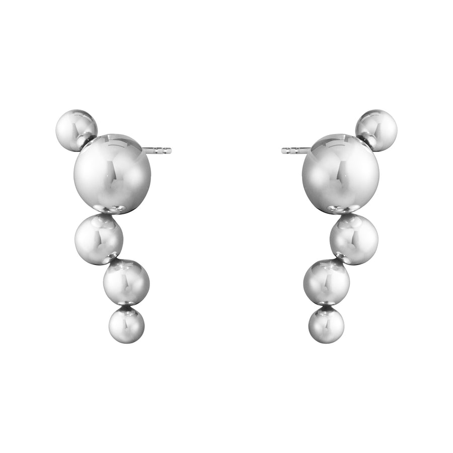 Moonlight Grapes Silver Earrings