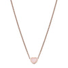 18ct Rose Gold My Happy Hearts Pink Opal Pendant