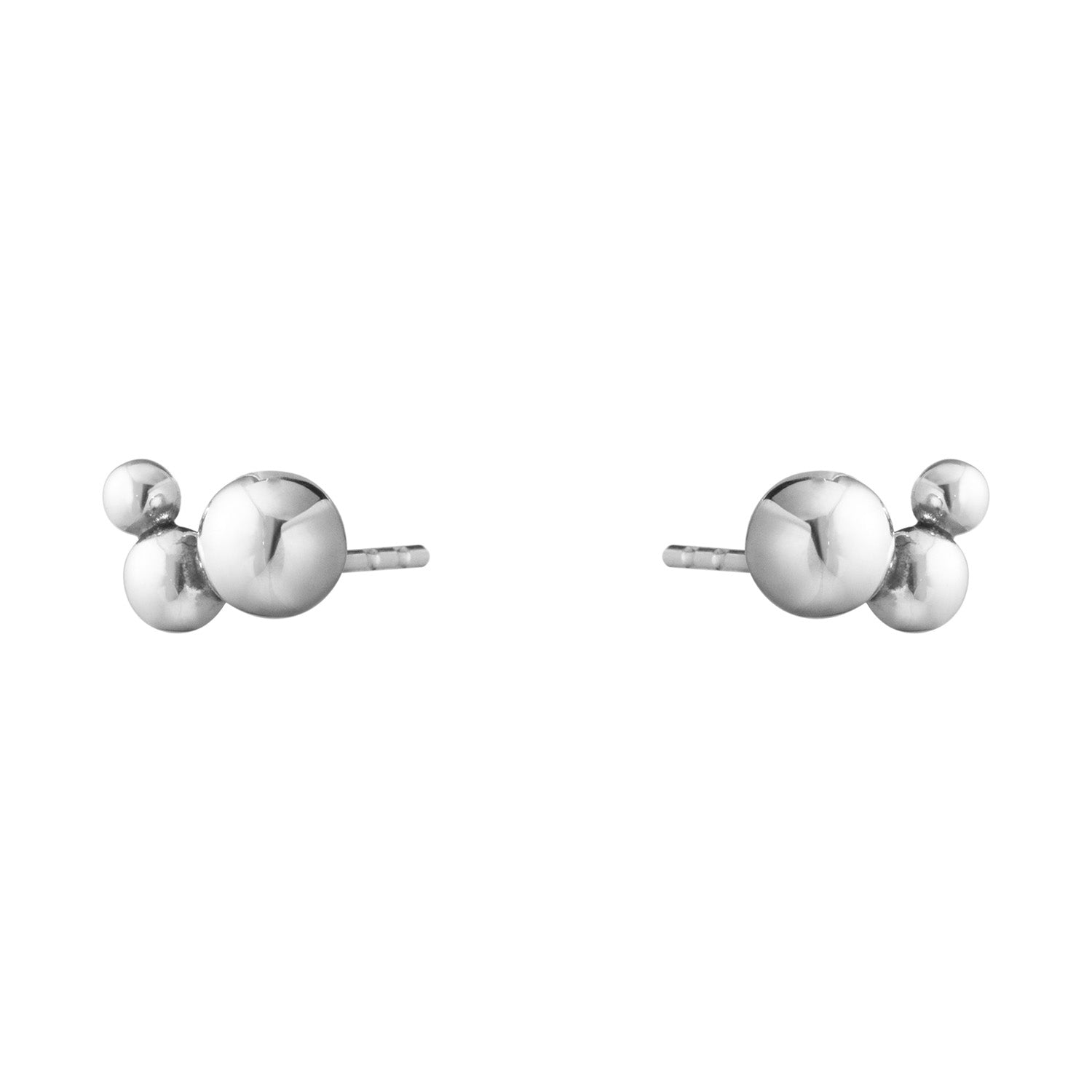 Moonlight Grapes Ear Silver Studs