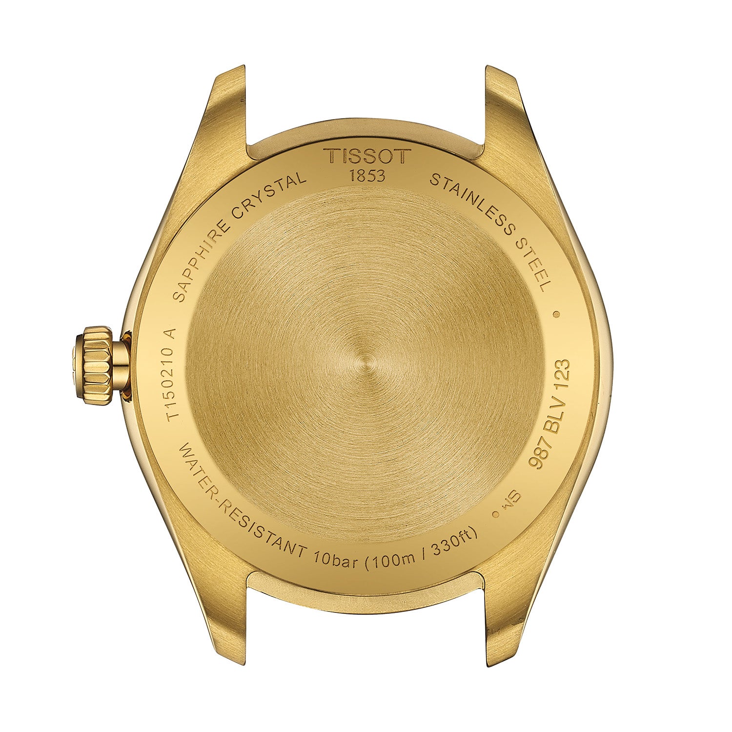 PR100 34mm Champagne Dial Gold Bracelet Watch