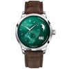 Glashütte Original PanoMaticLunar 40mm Steel & Green Dial Automatic Men's Watch - Berry's Jewellers