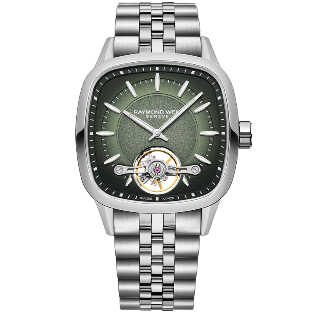 Raymond Weil Freelancer 40mm Green Dial Automatic Bracelet Watch