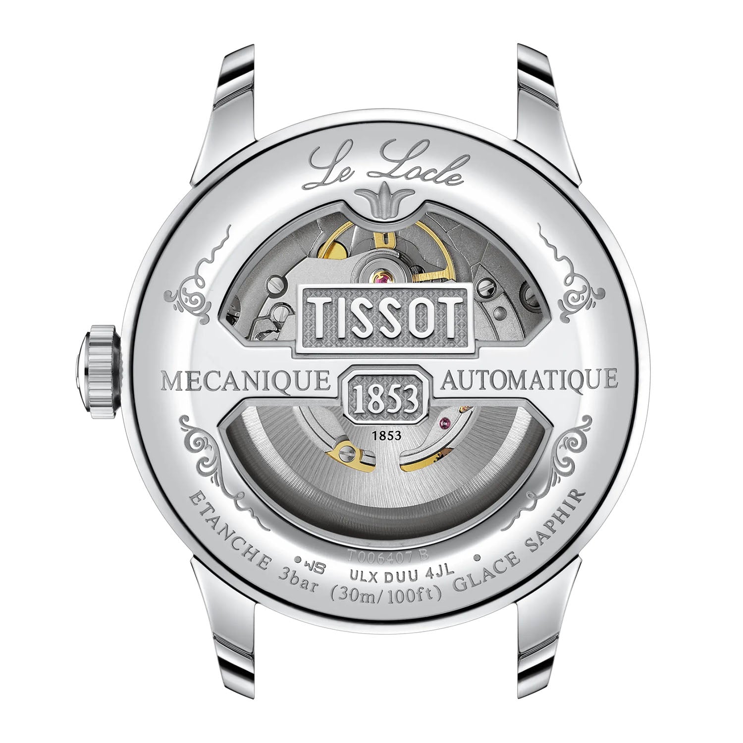 Tissot Le Locle Steel 39.3 mm Automatic Men's Bracelet Watch - Berry's Jewellers