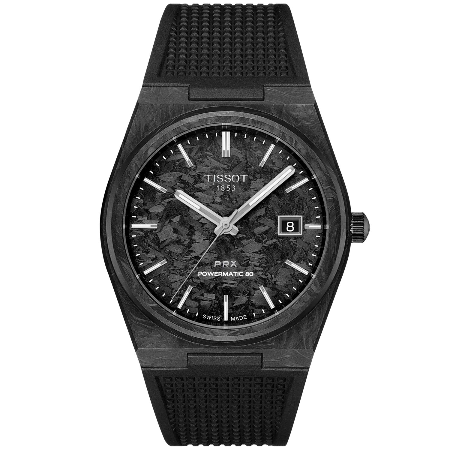 PRX Powermatic 80 40mm Black Dial Automatic Strap Watch