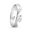 Georg Jensen Fusion 18ct White Gold Diamond Set End Ring - Berry's Jewellers